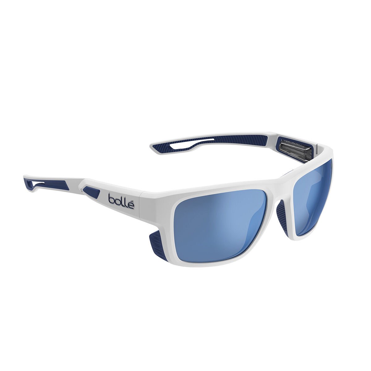 Bollé AIRDRIFT Sport Sunglasses Hvite Marineblå | UJPXQ2107