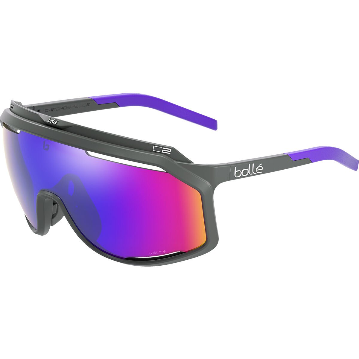 Bollé CHRONOSHIELD Sport Sunglasses Titanium | BLIUW8349