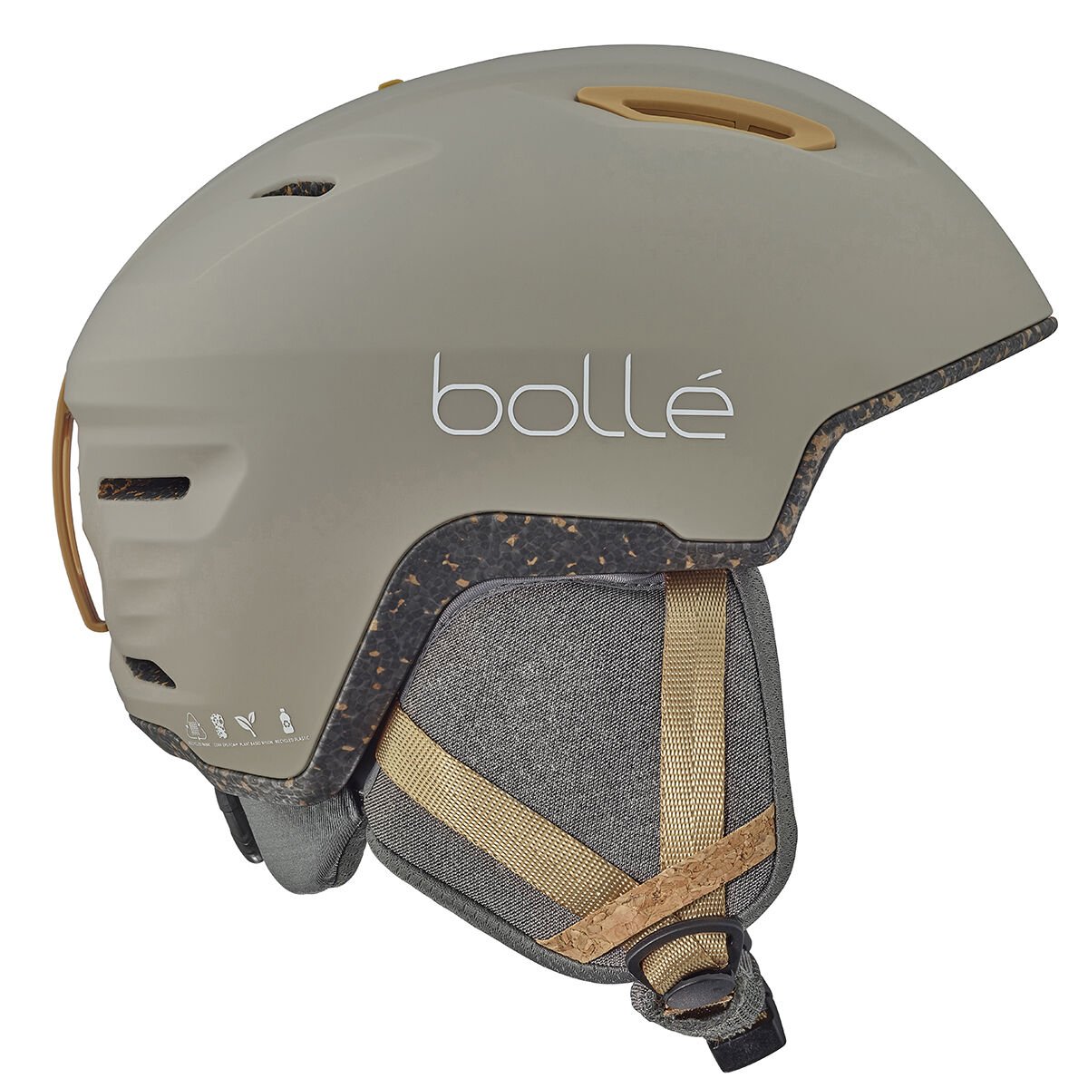 Bollé ECO ATMOS Ski Helmets Oatmeal Matte | UYTQJ4628