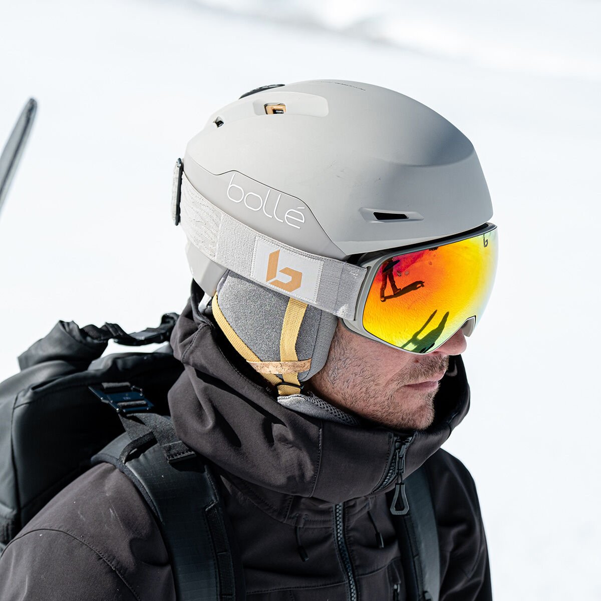 Bollé ECO RYFT PURE MIPS Ski Helmets Oatmeal Matte | CJBWL3702