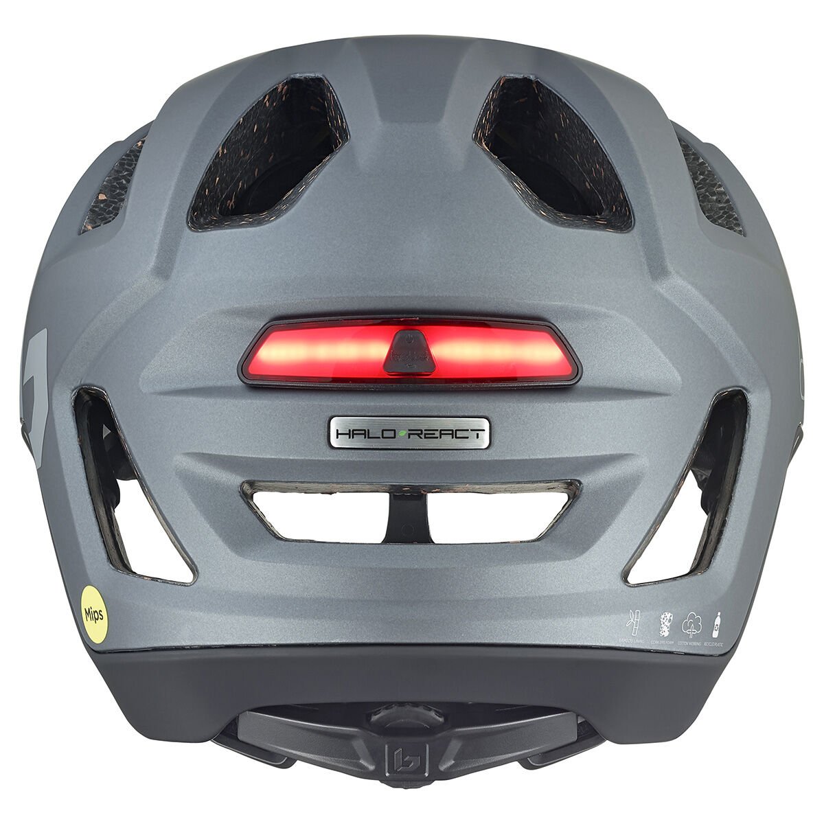 Bollé HALO REACT MIPS Bike Helmets Titanium | EUYKS8425