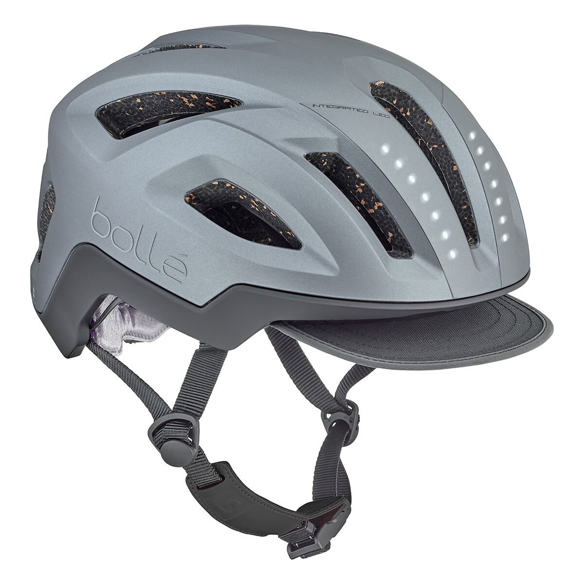 Bollé HALO REACT MIPS Bike Helmets Titanium | EUYKS8425