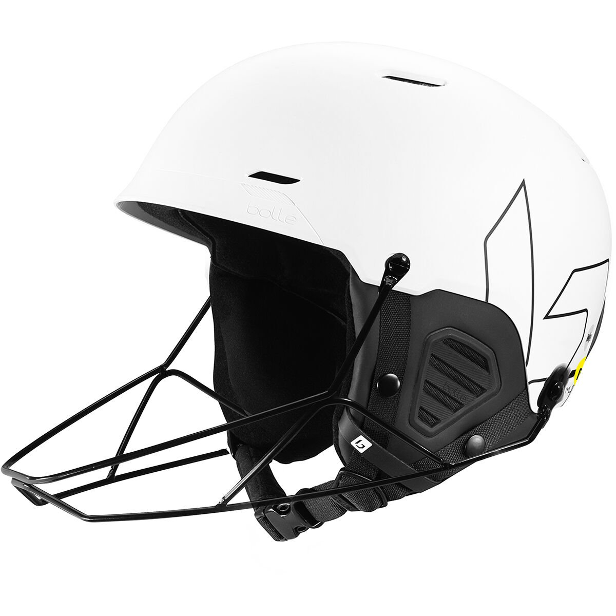 Bollé MUTE MIPS Ski Helmets Offwhite Matte | LZDIV2817