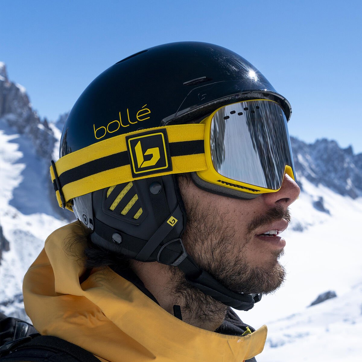 Bollé MUTE Ski Helmets Svarte Gul | CAELW8752