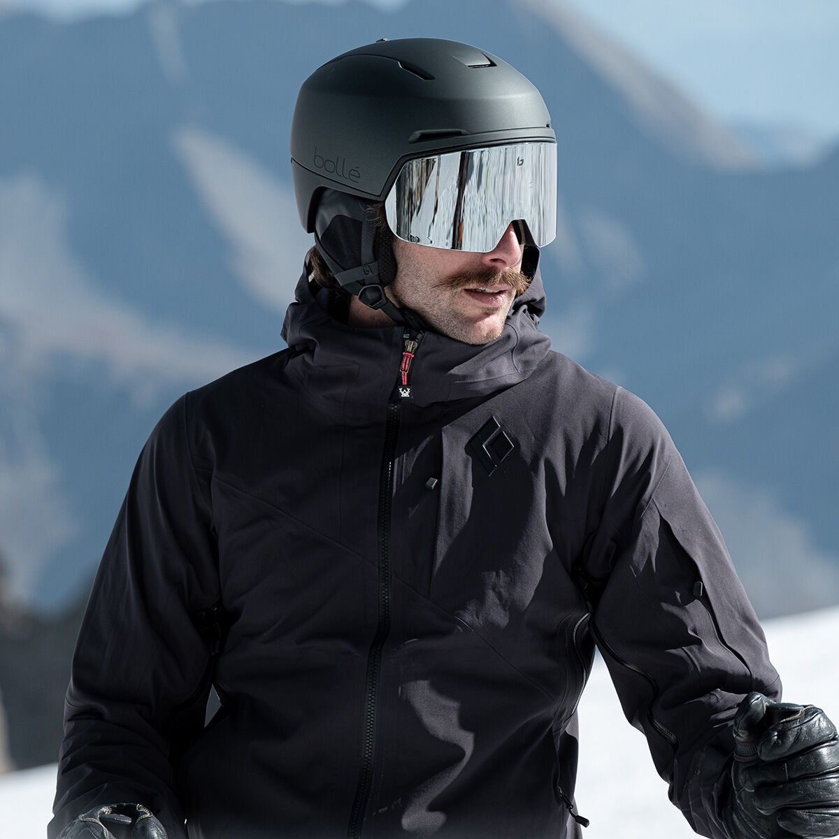 Bollé X-FUSION PURE Ski Helmets Svarte | GXYPC8025