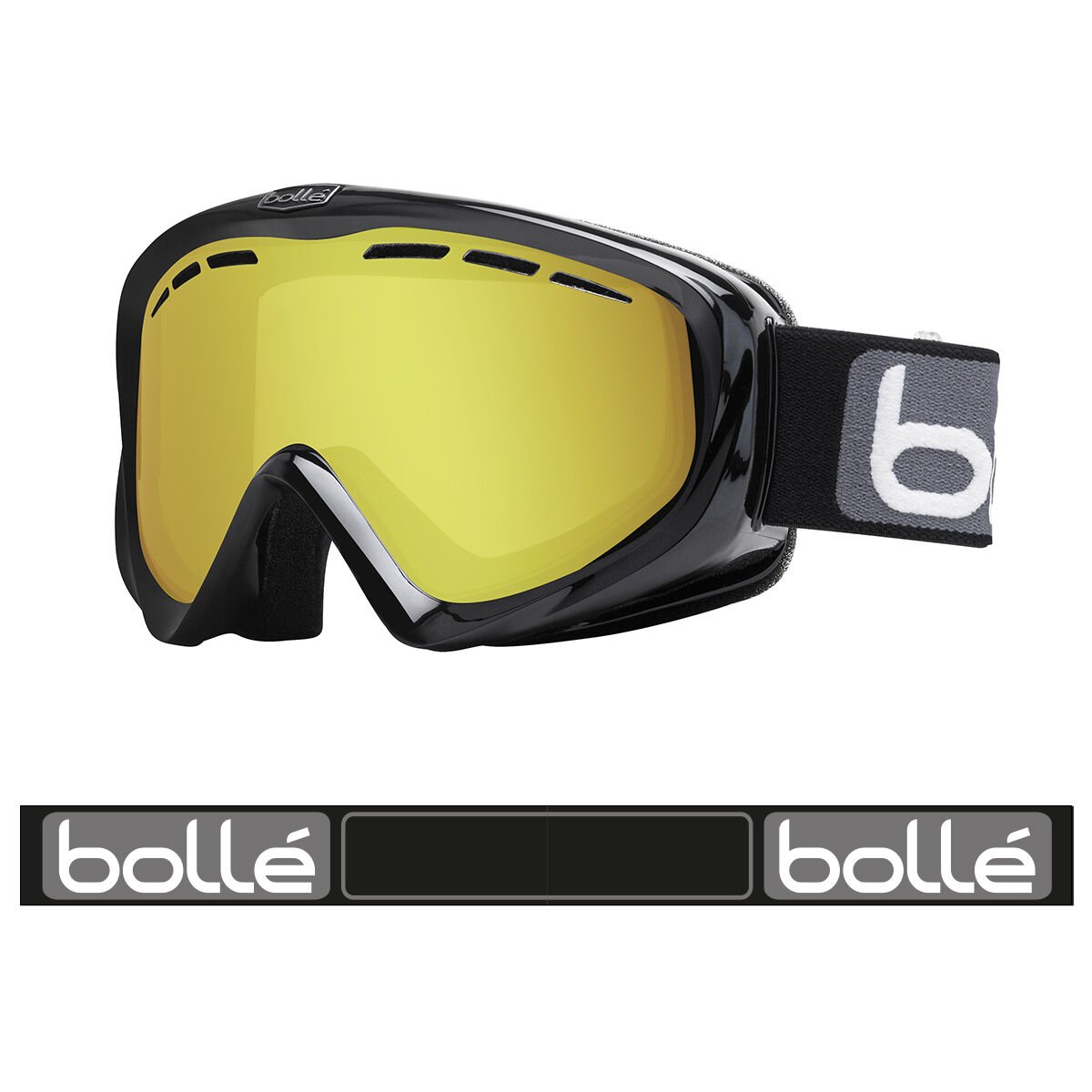 Bollé Y6 OTG Ski Goggles Svarte | DBNMS2586