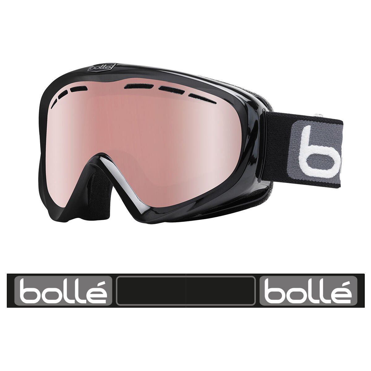 Bollé Y6 OTG Ski Goggles Svarte | QMBDV3924